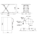 フラットリフト FL-SJ（Sサイズ） 寸法図を表示する