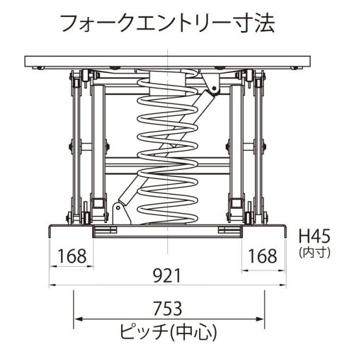 パレットレベラー ターンテーブル付スプリング式レベラー PAL-360