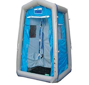 Tents for emergency/disaster Decon shower system