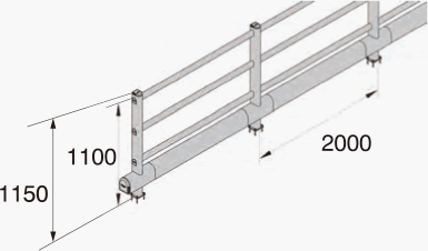 PED 90 REF MODULAR 寸法図